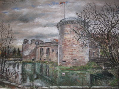 "Die Wasserburgruine von Friedewald"