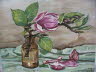 Magnolie im Glas